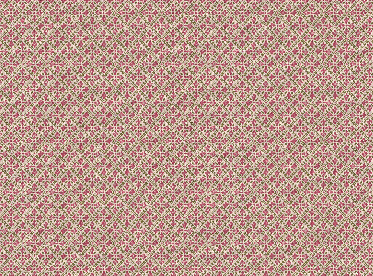 CW: Wild orchid pink and green | BASE: Natural Luxury Linen