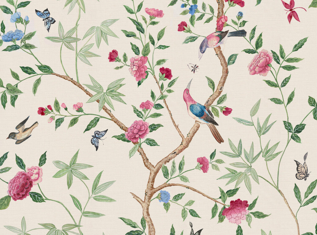CW: Pink blue and green | BASE: Luxury Linen