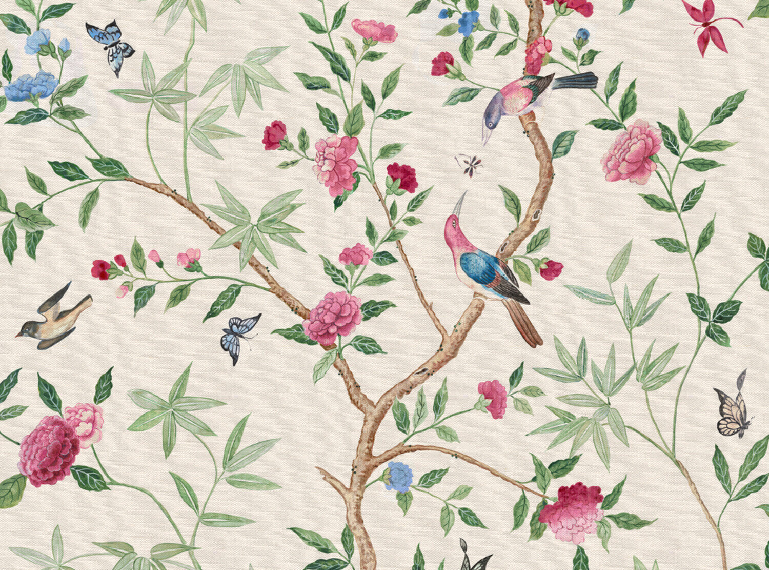 CW: Pink blue and green | BASE: Luxury Linen