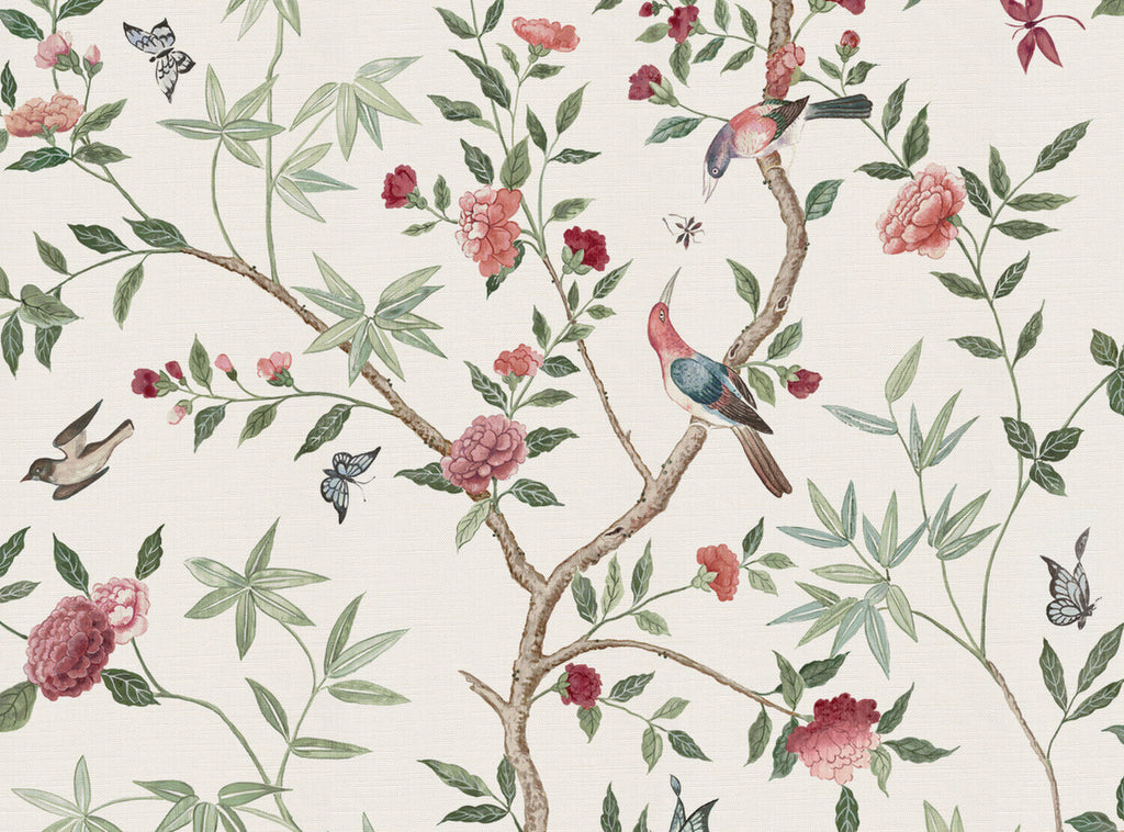 CW: Soft putty pink grey green and damson | BASE: Luxury Linen