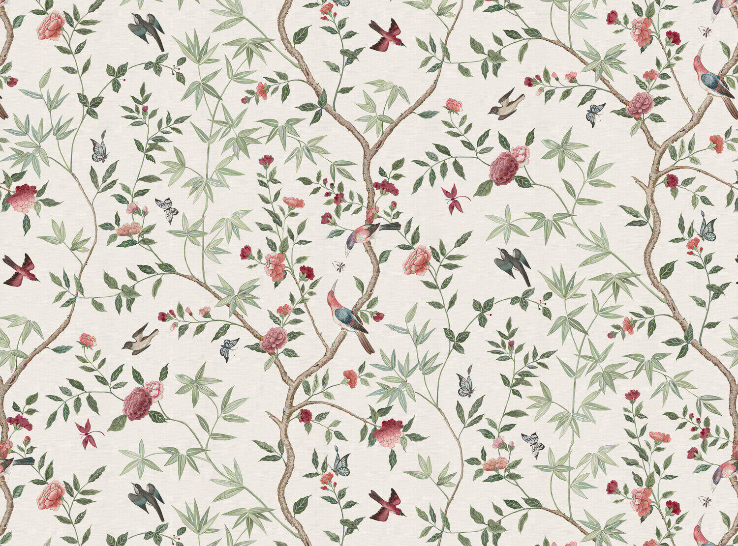 CW: Soft putty pink grey green and damson | BASE: Luxury Linen