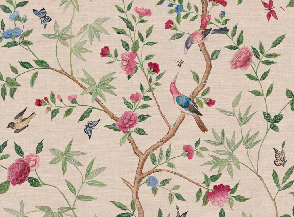 CW: Pink blue and green | BASE: Mercia Linen