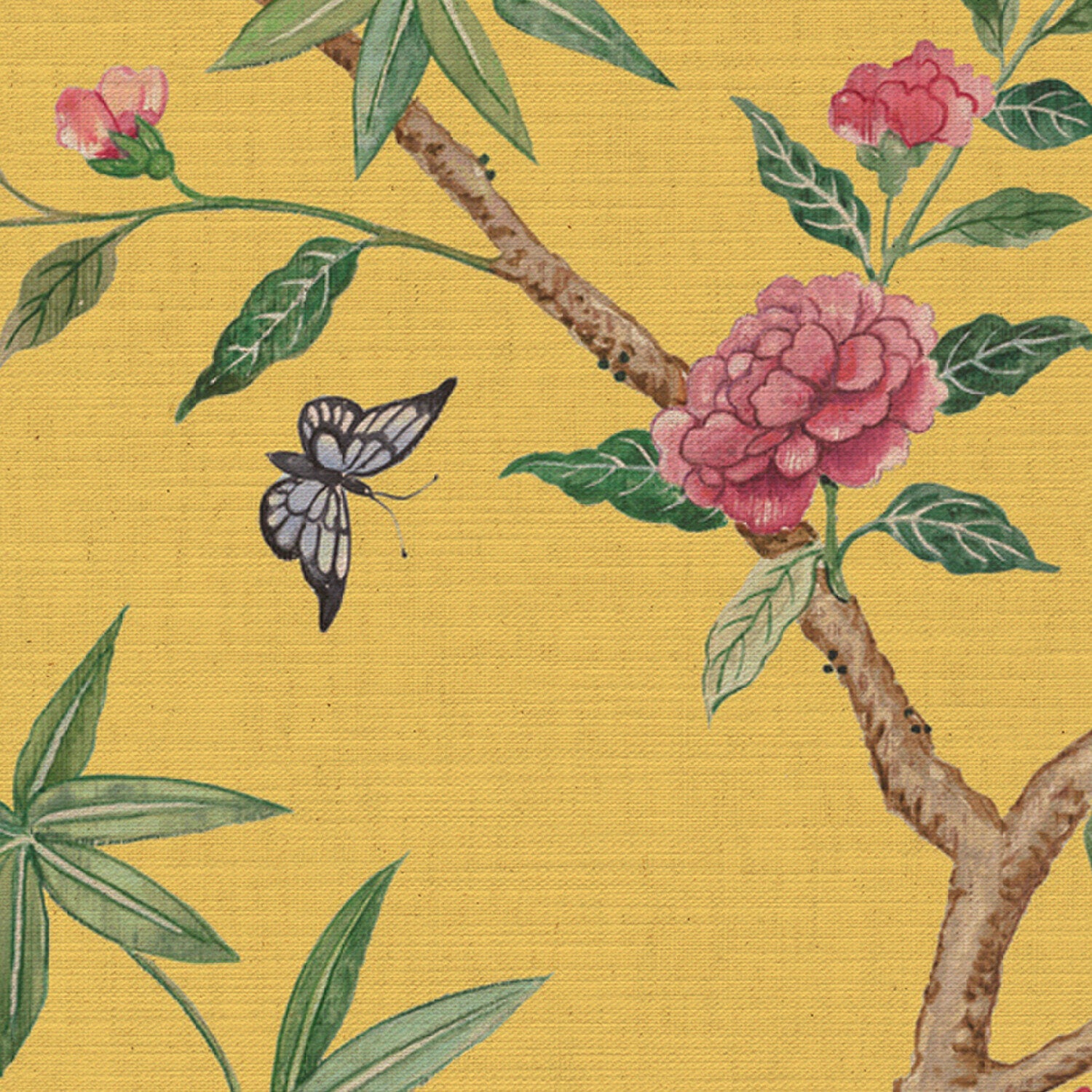 CW: Soft Chinese yellow ground | BASE: Mercia Linen | HERO