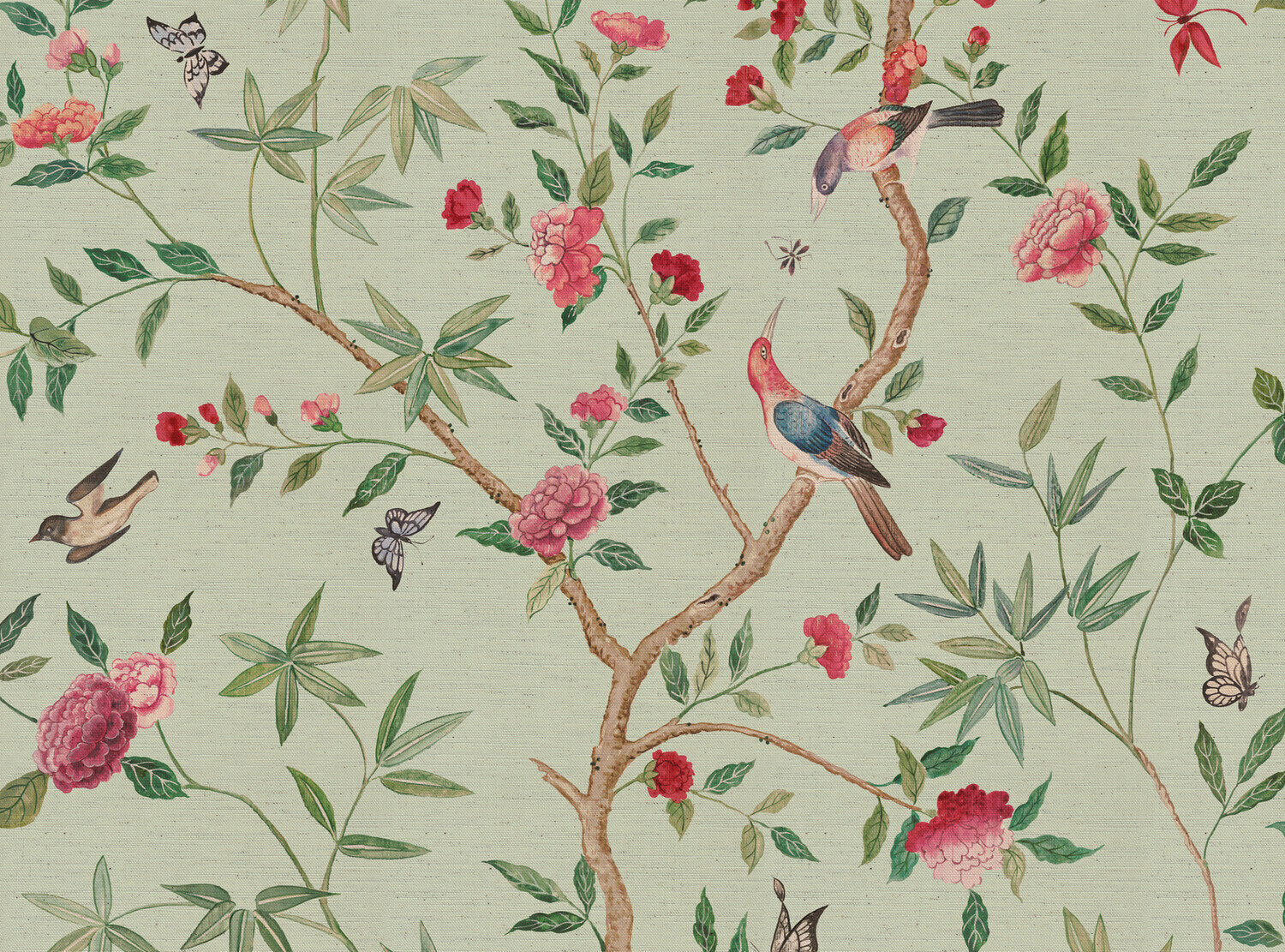 CW: Pale green ground | BASE: Natural Luxury Linen