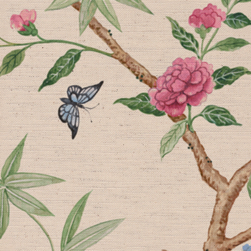 CW: Pink blue and green | BASE: Natural Luxury Linen | HERO