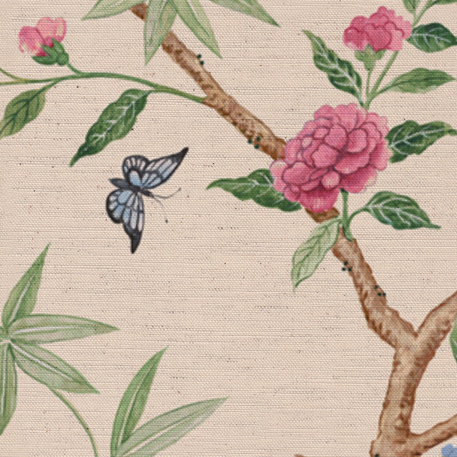 CW: Pink blue and green | BASE: Natural Luxury Linen | HERO