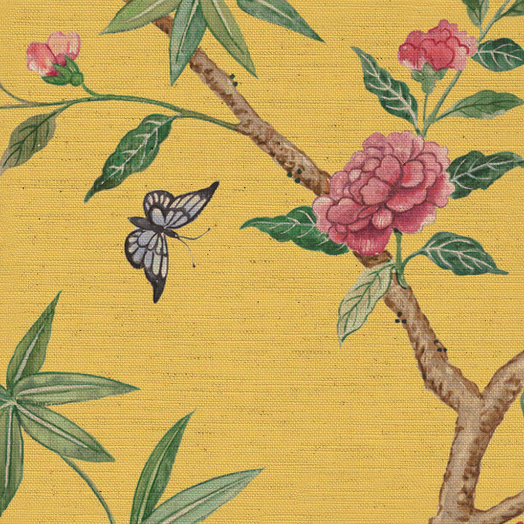 CW: Soft Chinese yellow ground | BASE: Natural Luxury Linen | HERO