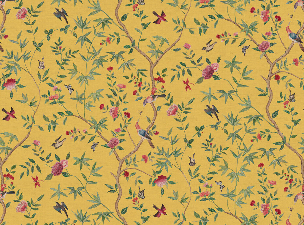 CW: Soft Chinese yellow ground | BASE: Natural Luxury Linen