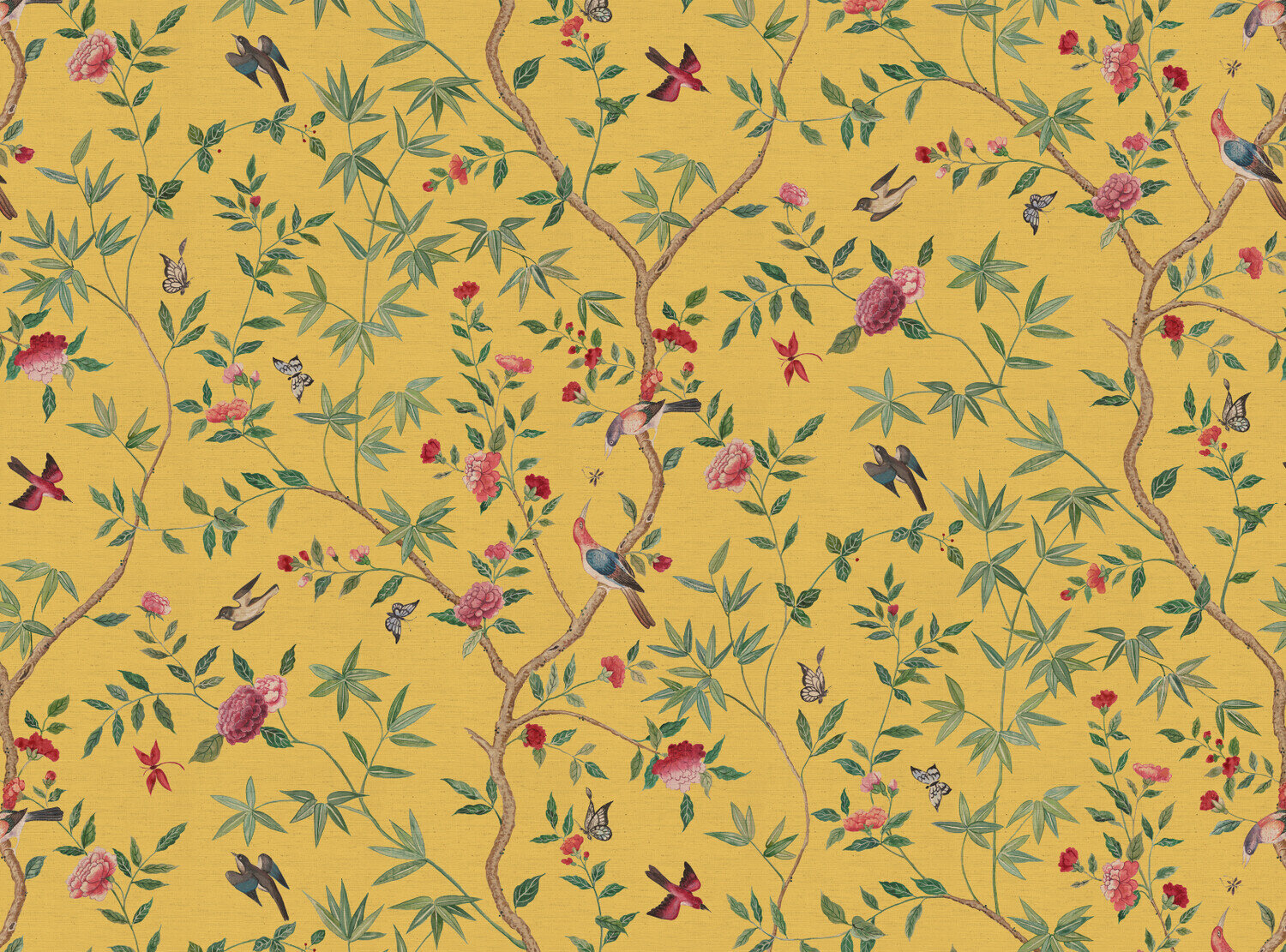 CW: Soft Chinese yellow ground | BASE: Natural Luxury Linen