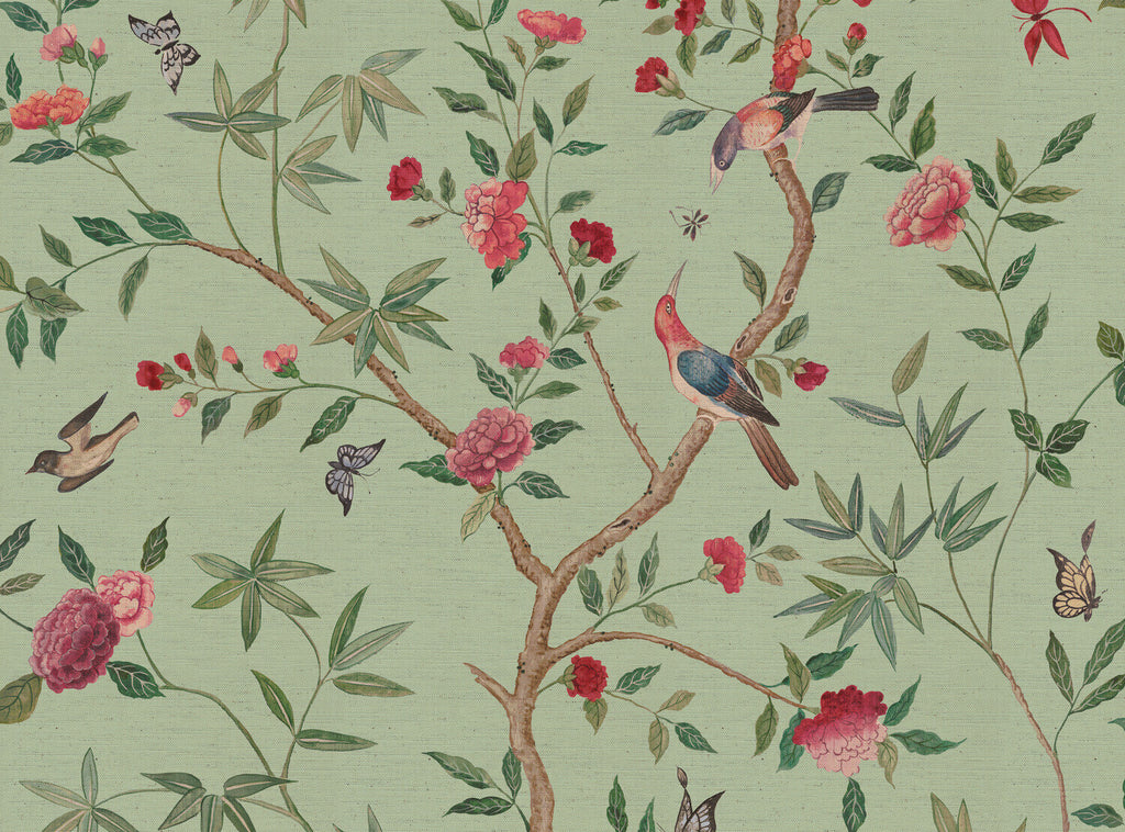 CW: Soft green ground | BASE: Natural Luxury Linen