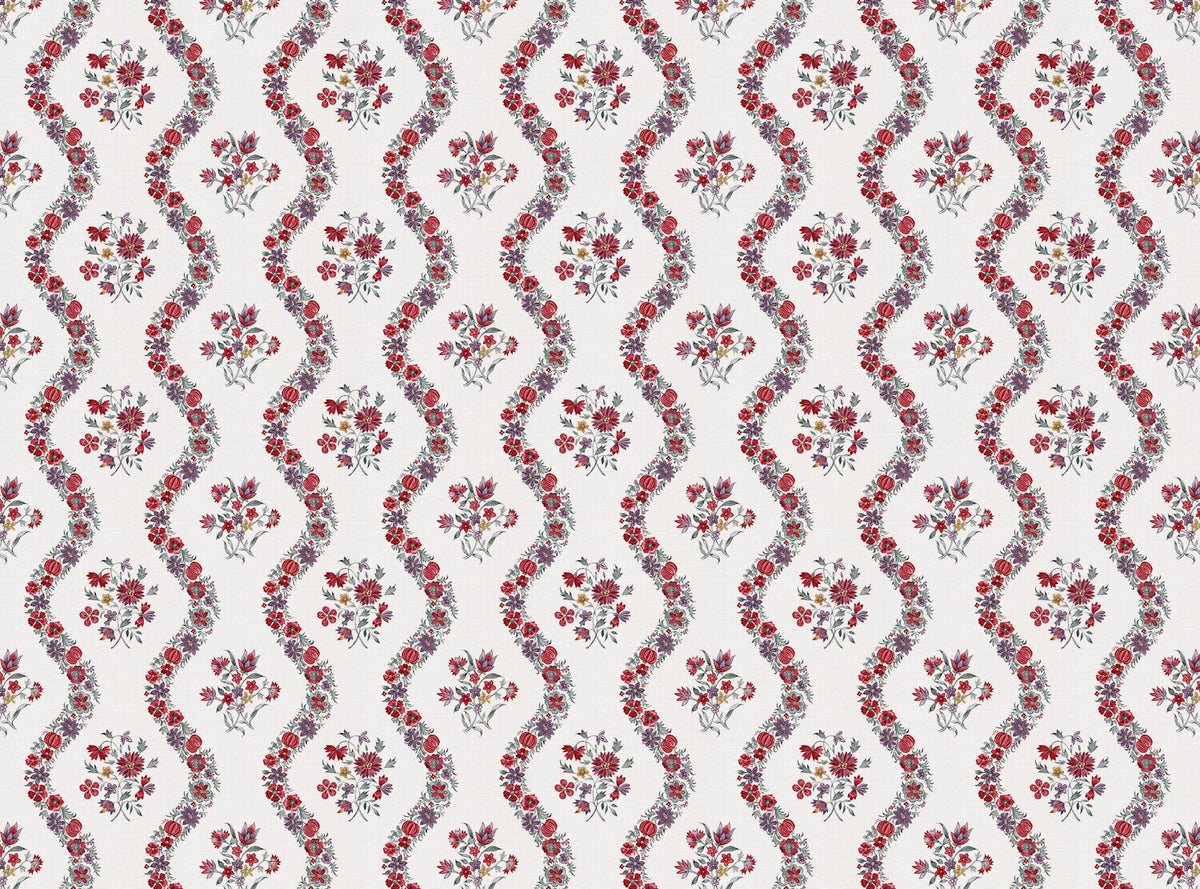CW: Red purple and grey green | BASE: Luxury Linen