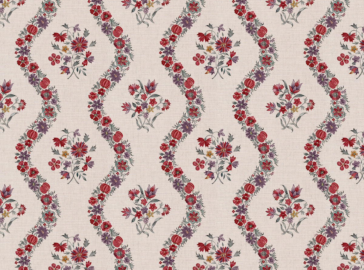 CW: Red purple and grey green | BASE: Mercia Linen