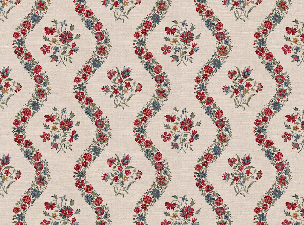 CW: Red green and blue | BASE: Mercia Linen