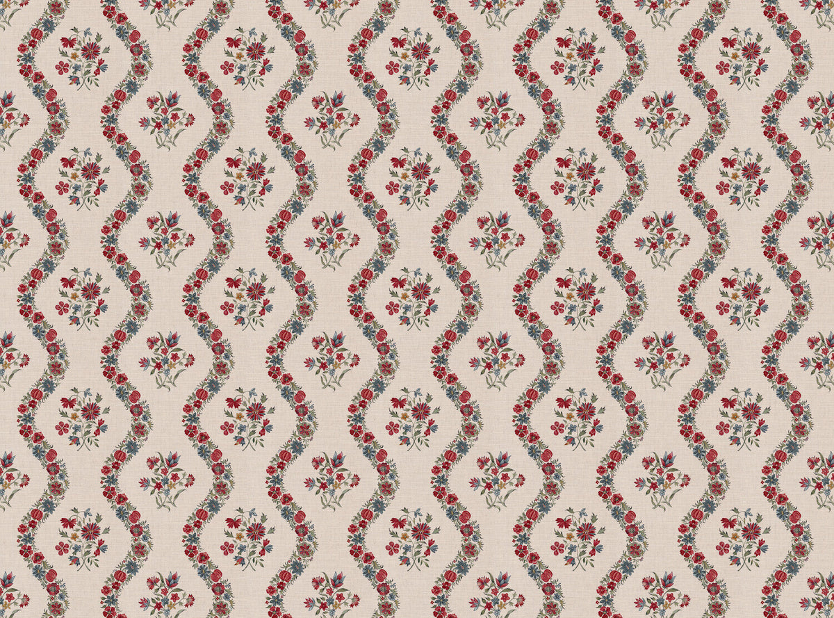 CW: Red green and blue | BASE: Mercia Linen