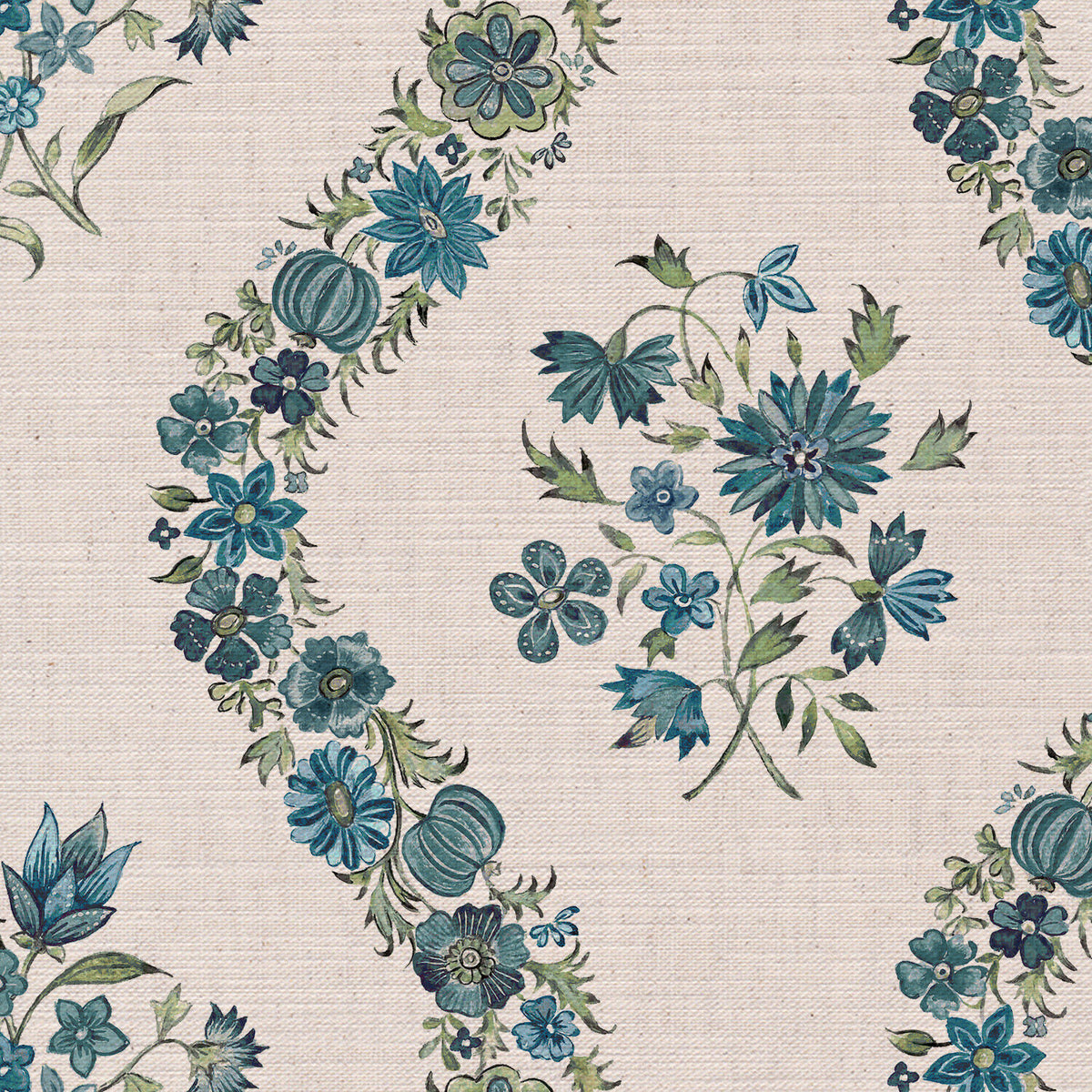 CW: Blue and green | BASE: Mercia Linen | HERO
