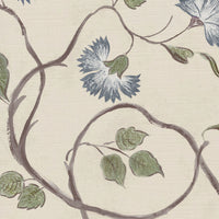 Cream ground blue and green