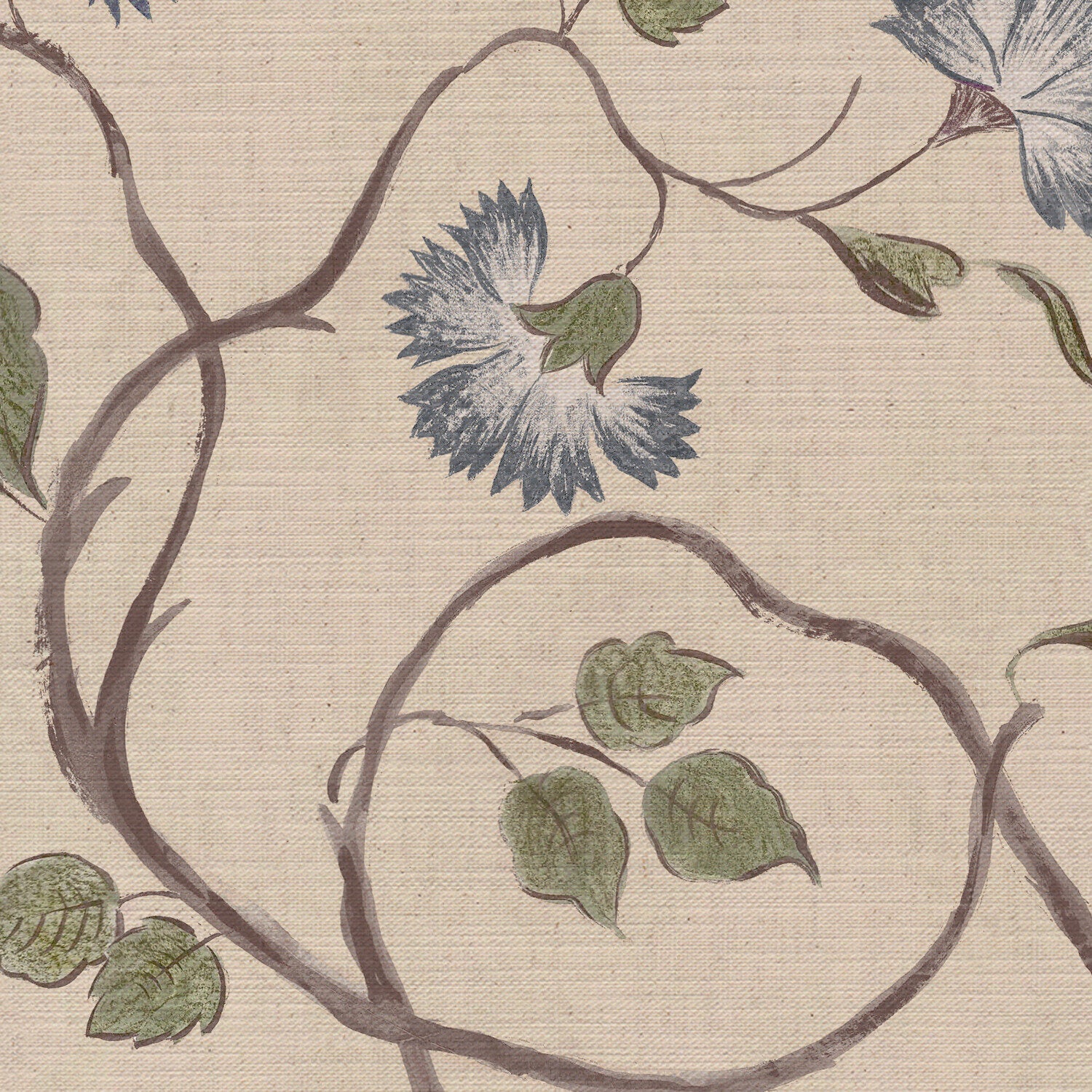 CW: Cream ground blue and green | BASE: Mercia Linen | HERO