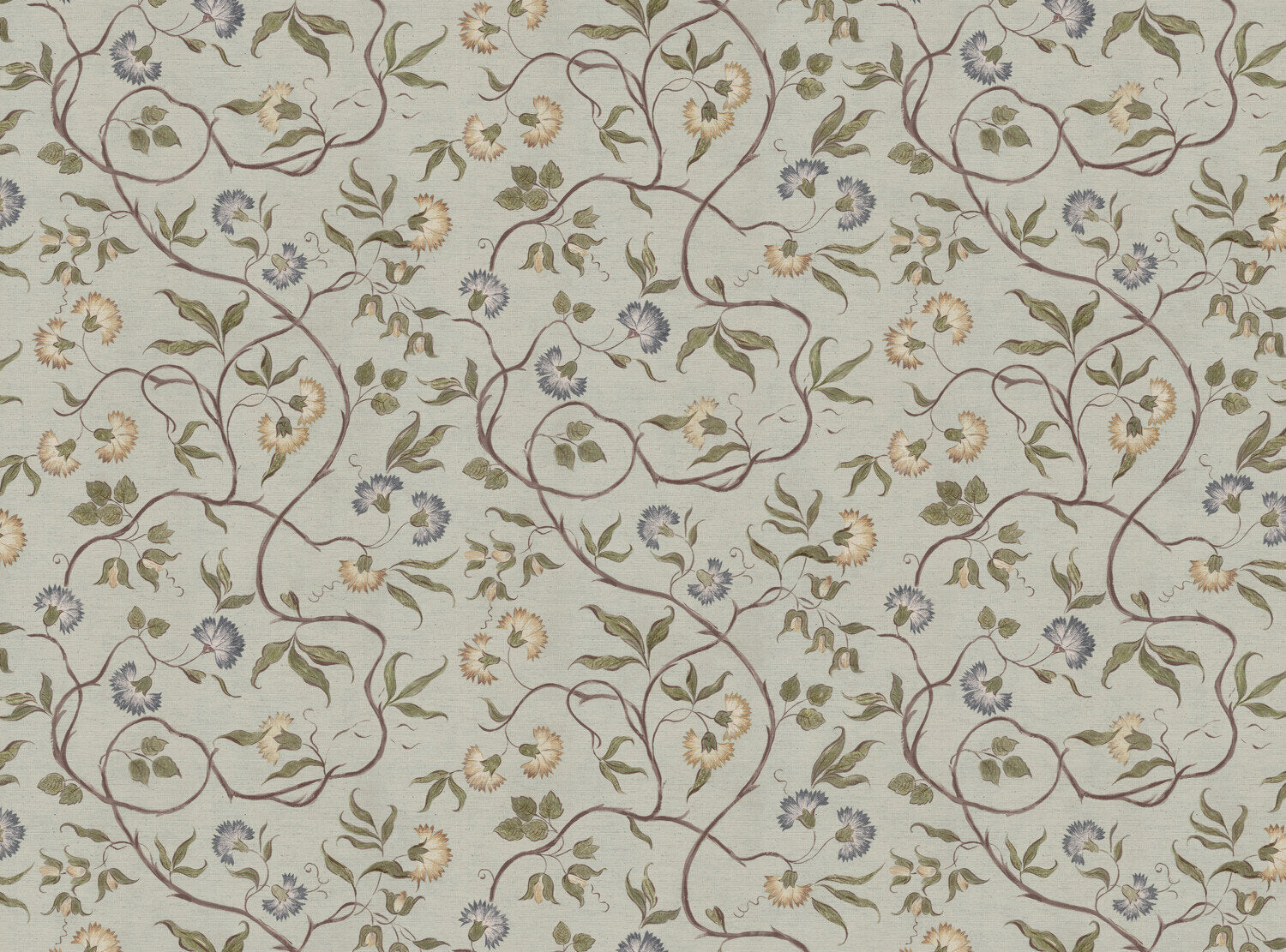 CW: Blue ground | BASE: Natural Luxury Linen