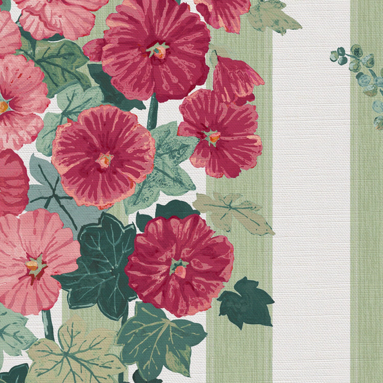 Hollyhock Stripe Fabric