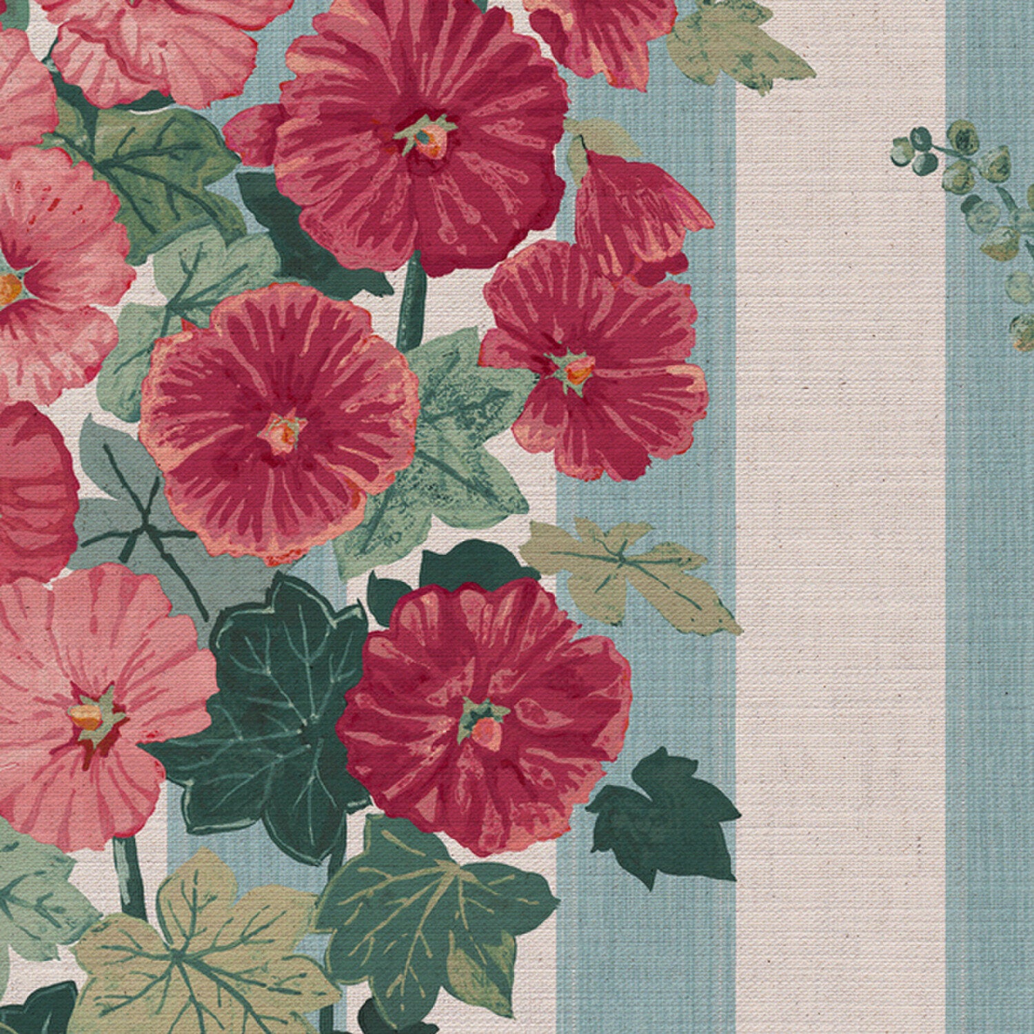 Hollyhock Stripe Fabric