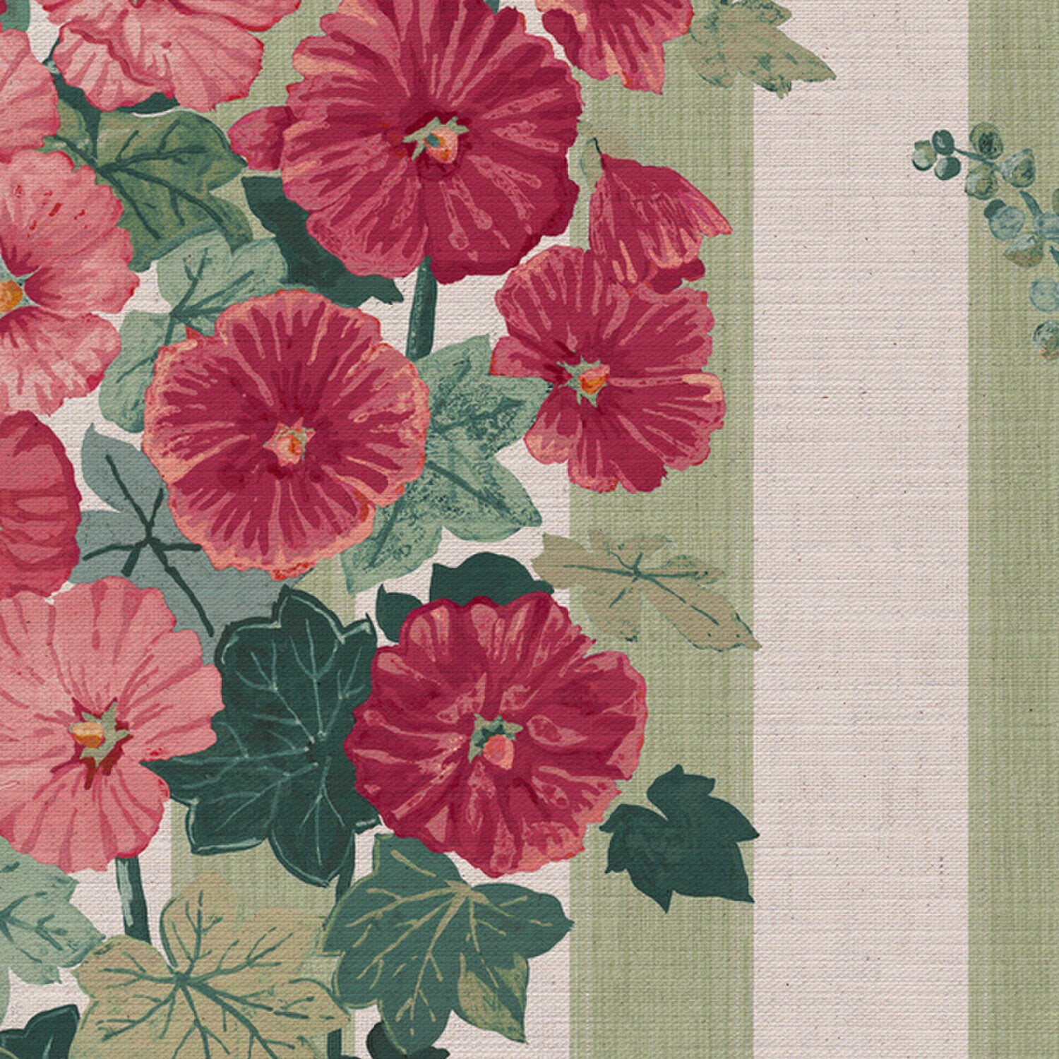 Hollyhock Stripe Fabric