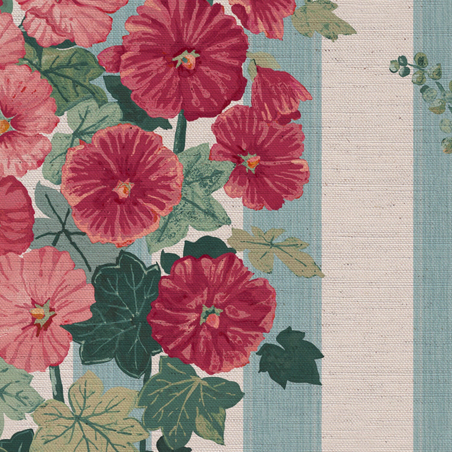 Hollyhock Stripe Fabric
