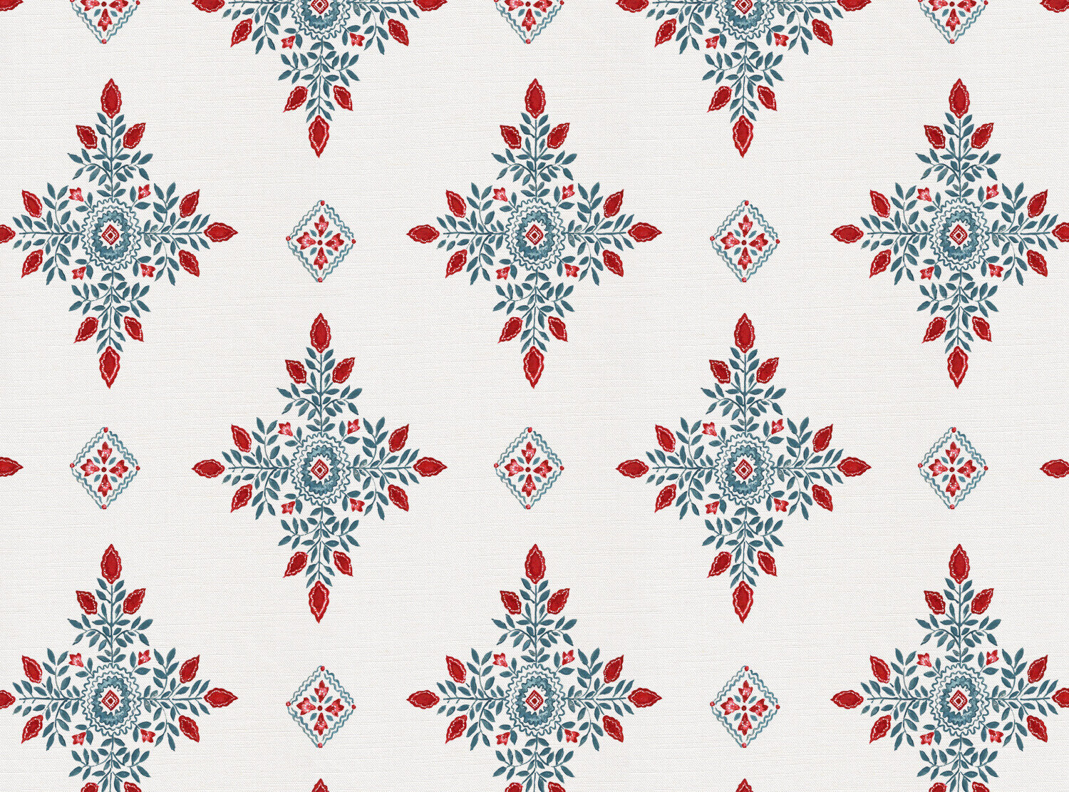 CW: Warm red and grey blue | BASE: Luxury Linen