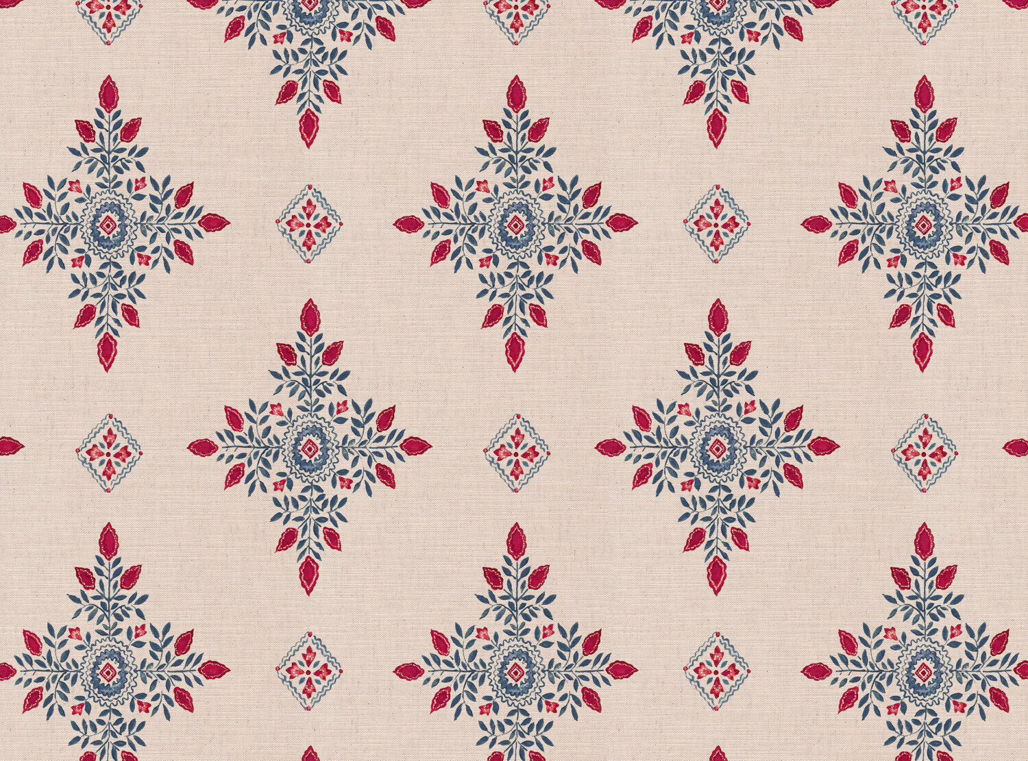 CW: Pinky red and grey blue | BASE: Mercia Linen
