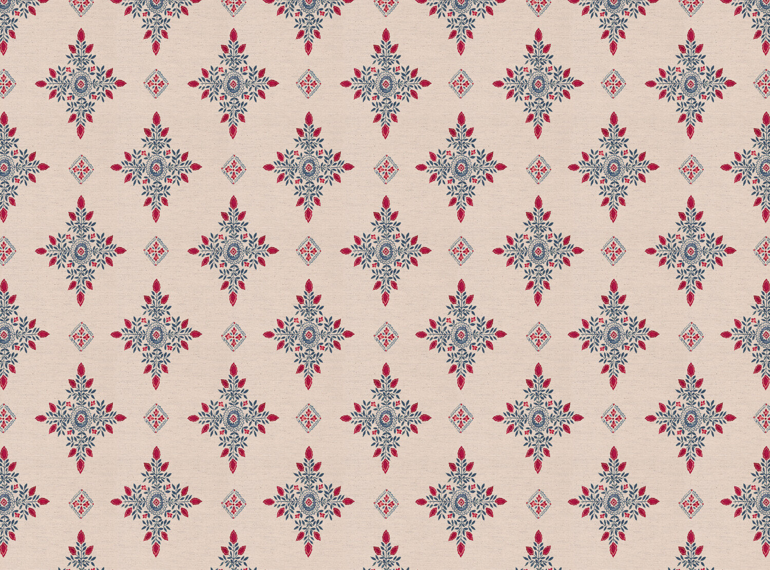 CW: Pinky red and grey blue | BASE: Natural Luxury Linen