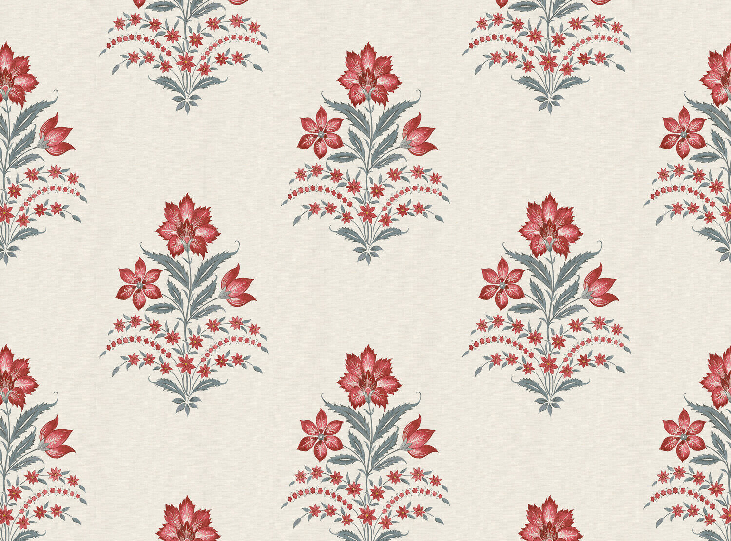CW: Coral and grey blue | BASE: Luxury Linen