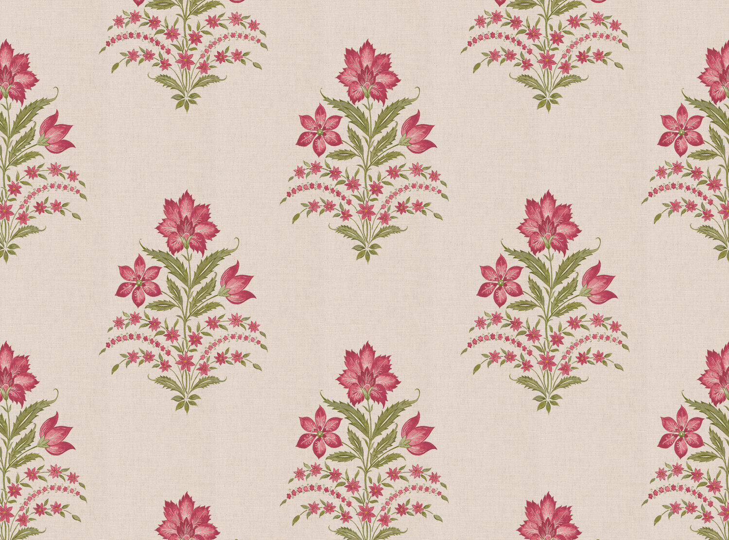 CW: Pink rouge and green | BASE: Mercia Linen