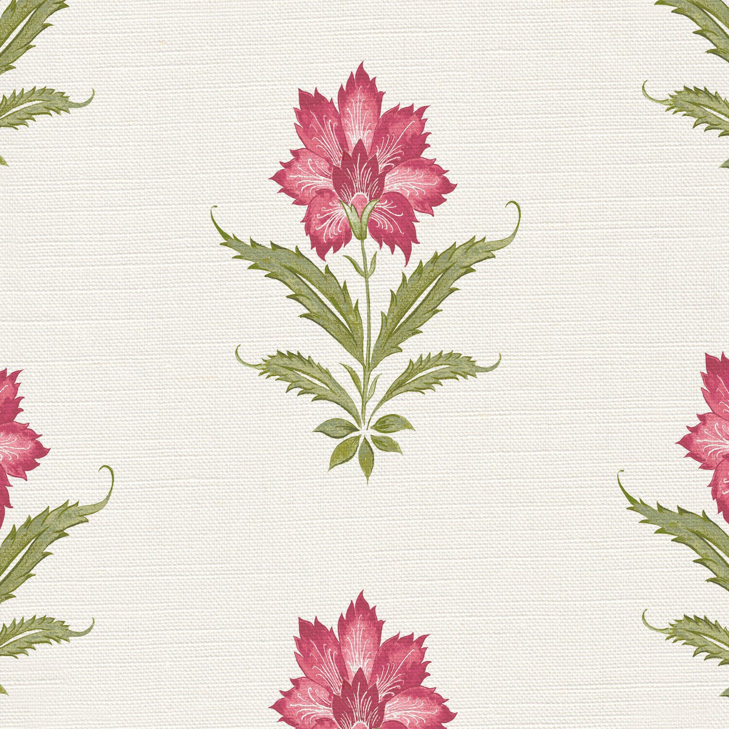 CW: Pink rouge and green | BASE: Luxury Linen | HERO