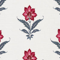 Pinky red and grey blue