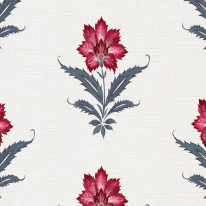 Pinky red and grey blue