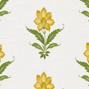 Yellow and green white ground