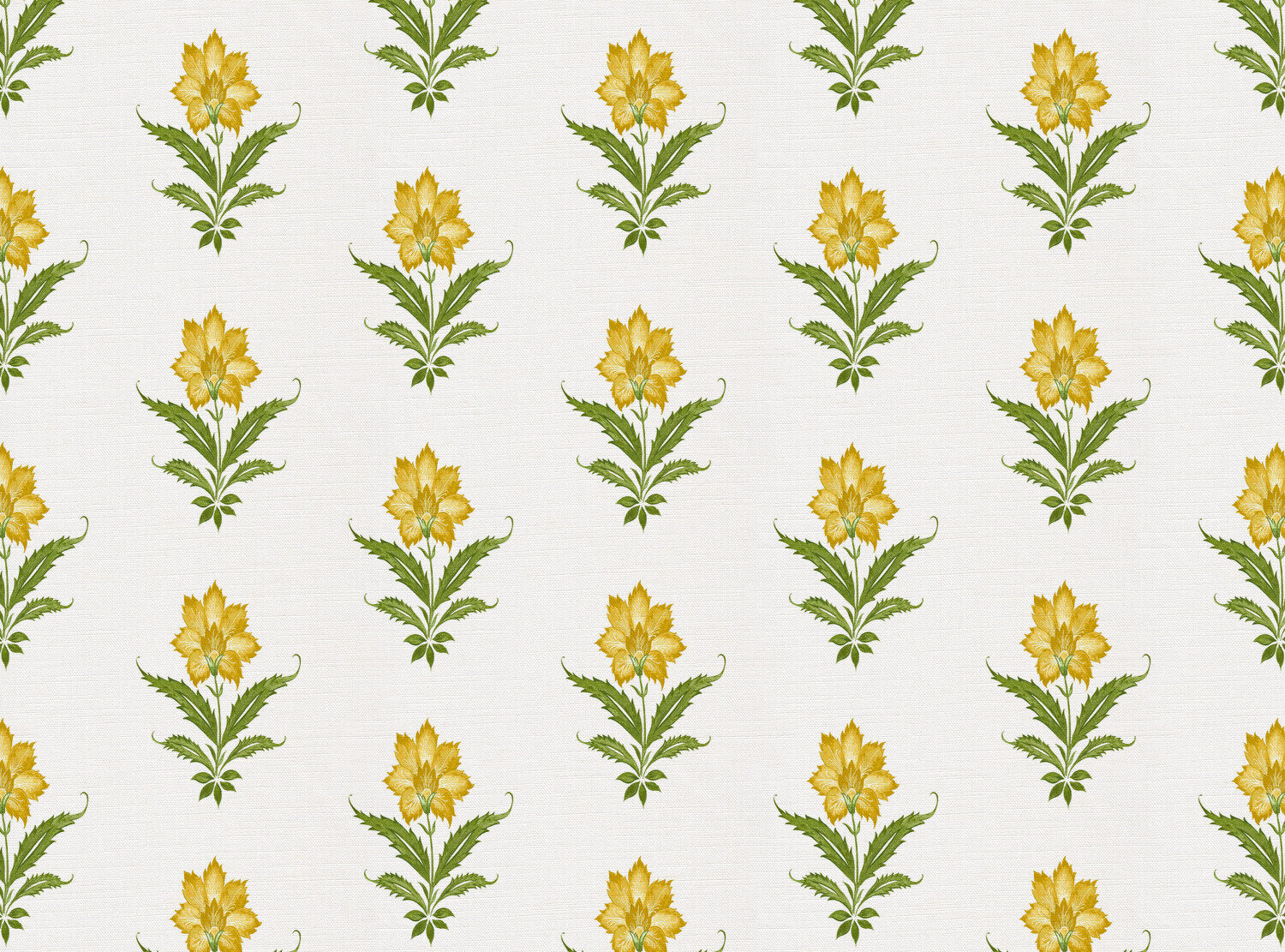 CW: Yellow and green white ground | BASE: Luxury Linen