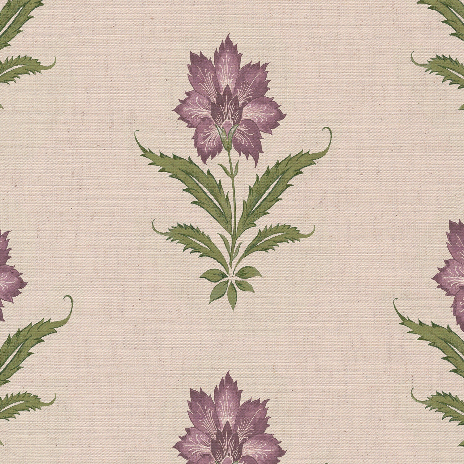 CW: Lilac and green | BASE: Mercia Linen | HERO