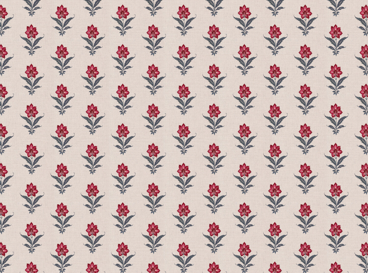 CW: Pinky red and grey blue | BASE: Mercia Linen