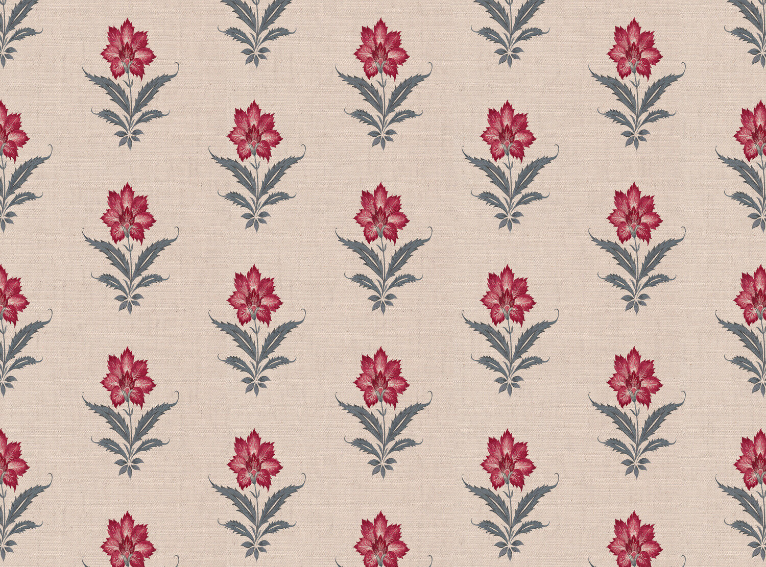 CW: Warm red and grey blue | BASE: Mercia Linen