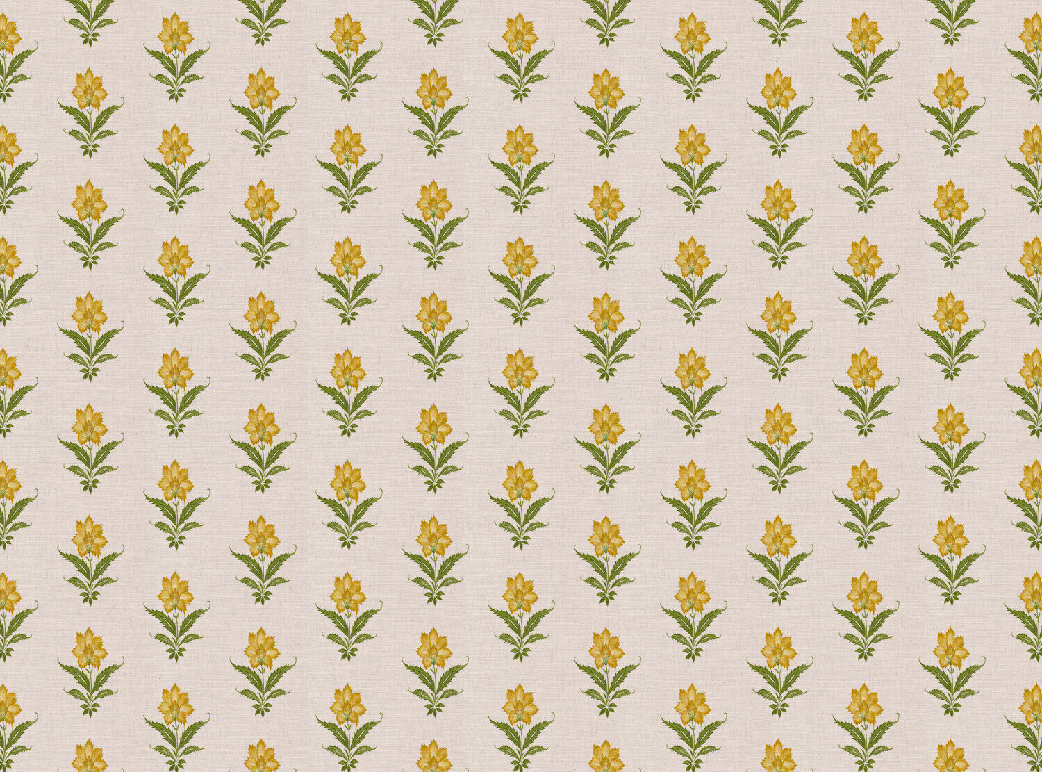 CW: Yellow and green white ground | BASE: Mercia Linen