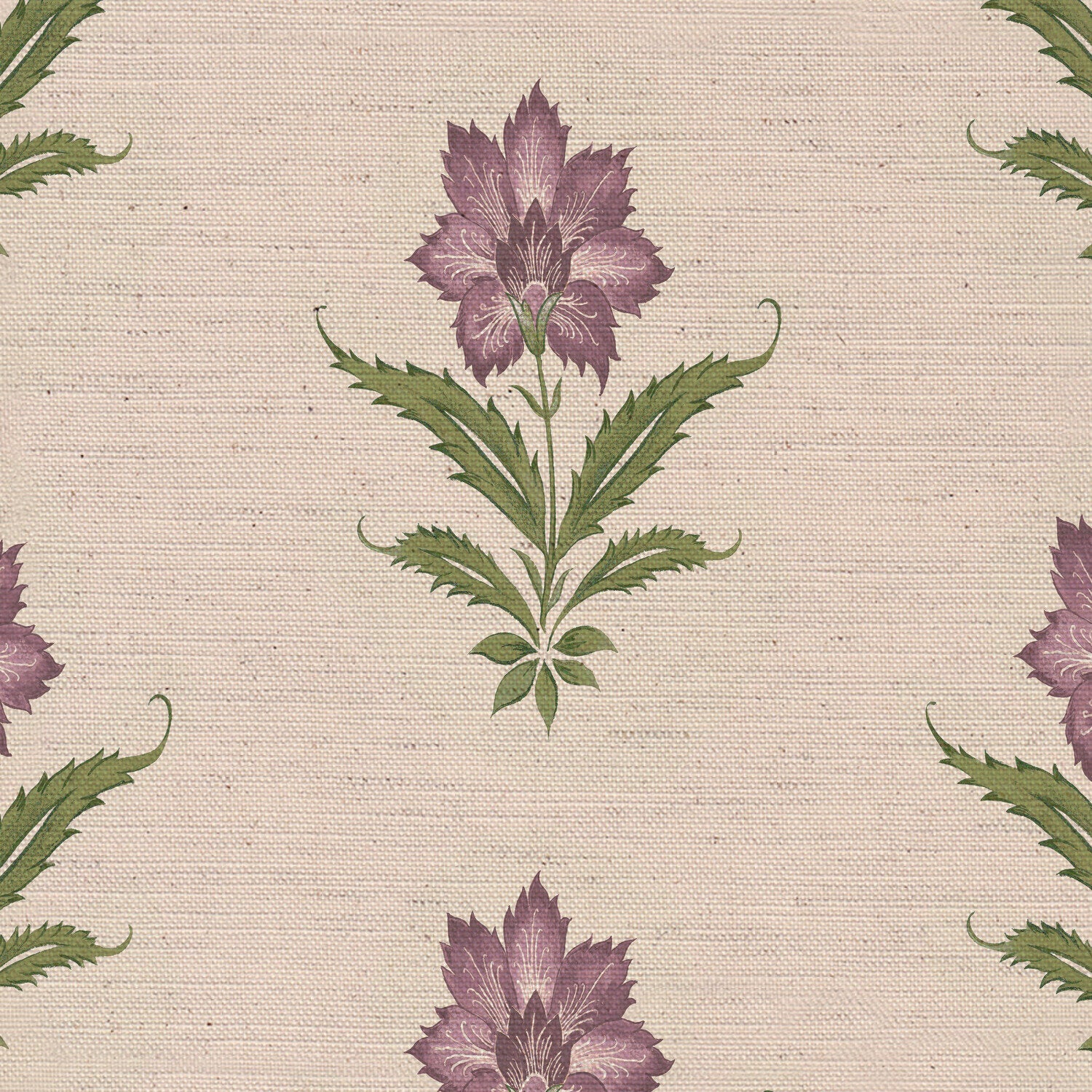 CW: Lilac and green | BASE: Natural Luxury Linen | HERO