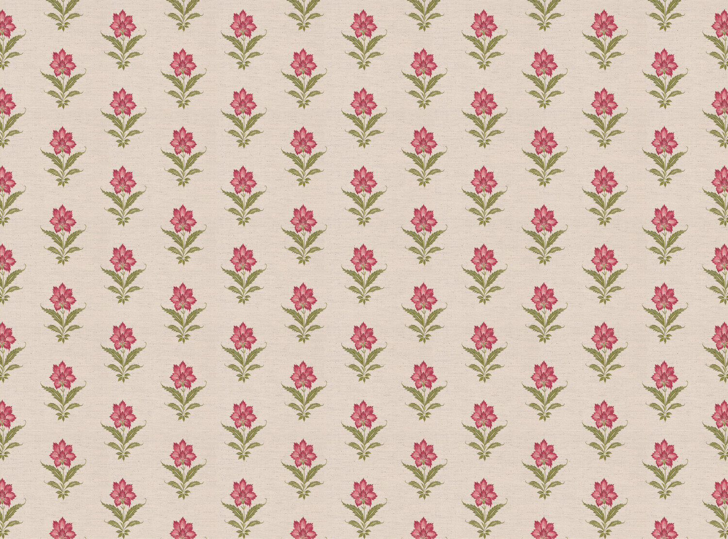 CW: Pink rouge and green | BASE: Natural Luxury Linen