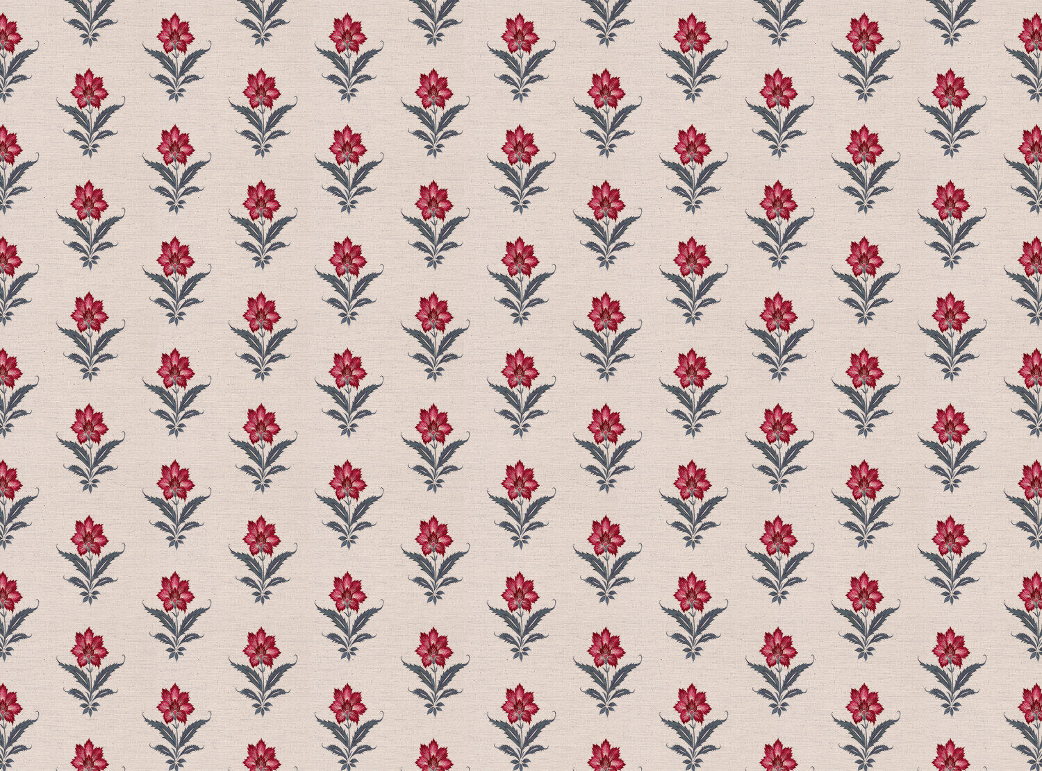 CW: Pinky red and grey blue | BASE: Natural Luxury Linen