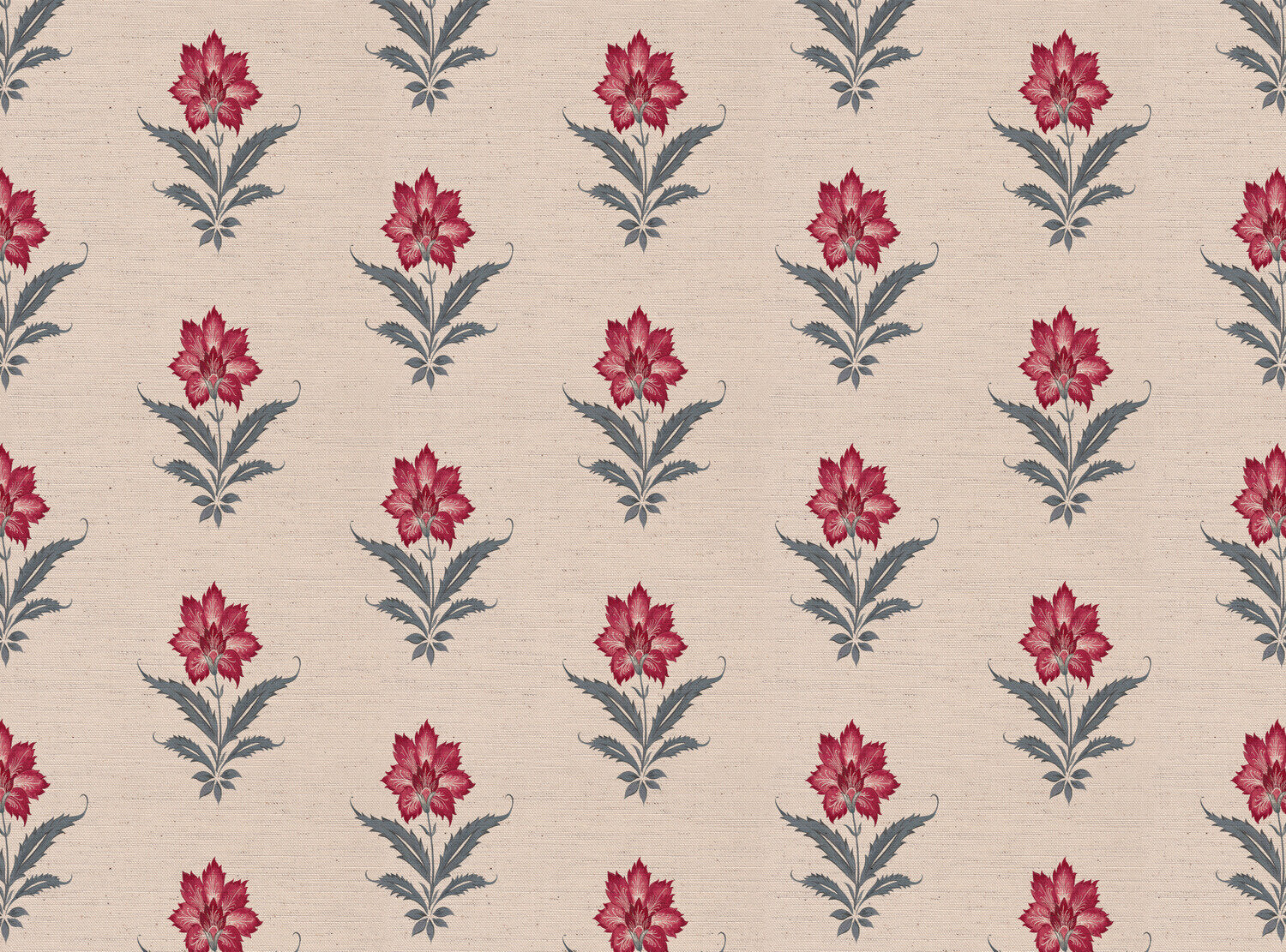CW: Warm red and grey blue | BASE: Natural Luxury Linen