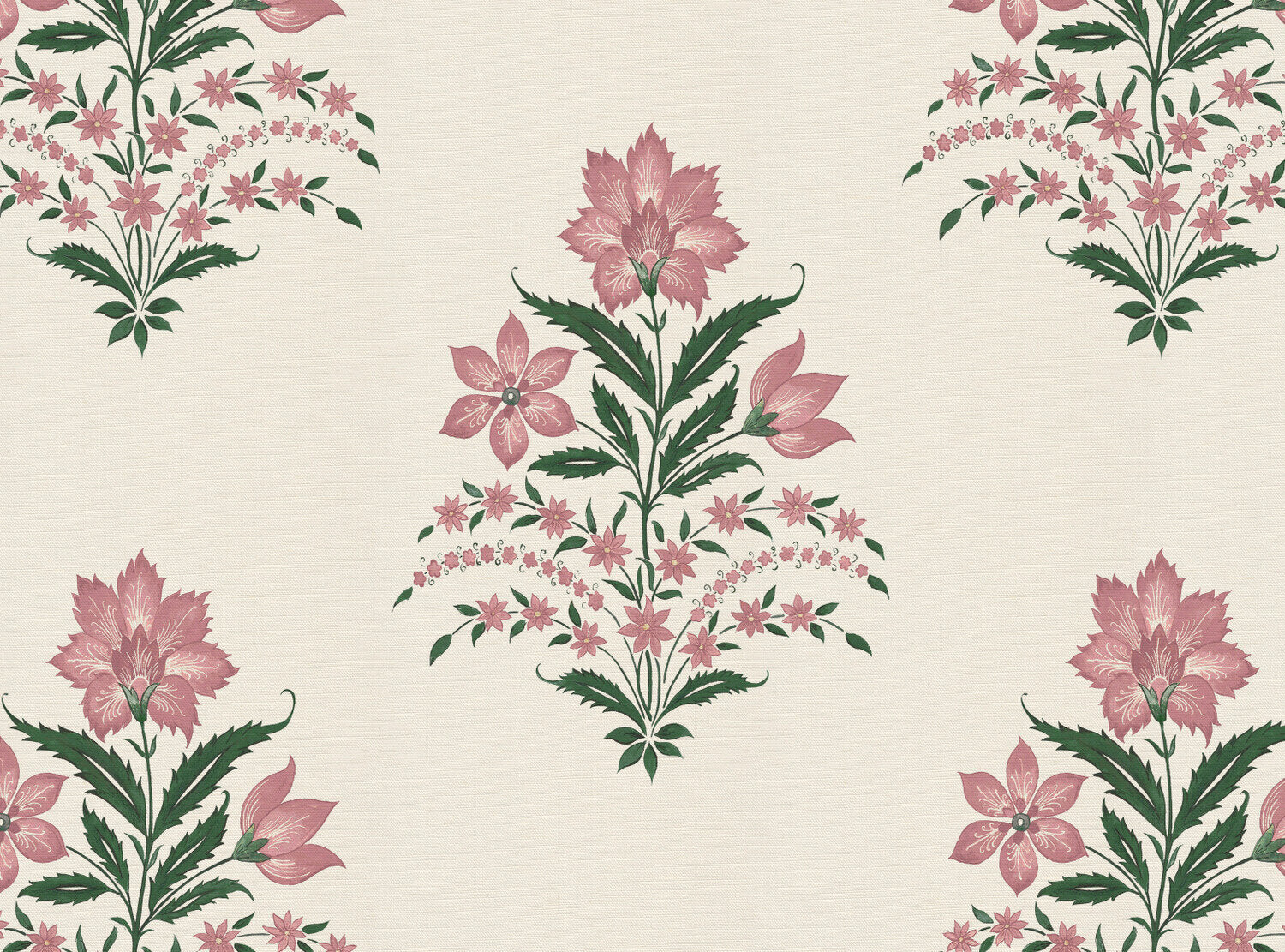 CW: Soft pink and racing green | BASE: Luxury Linen
