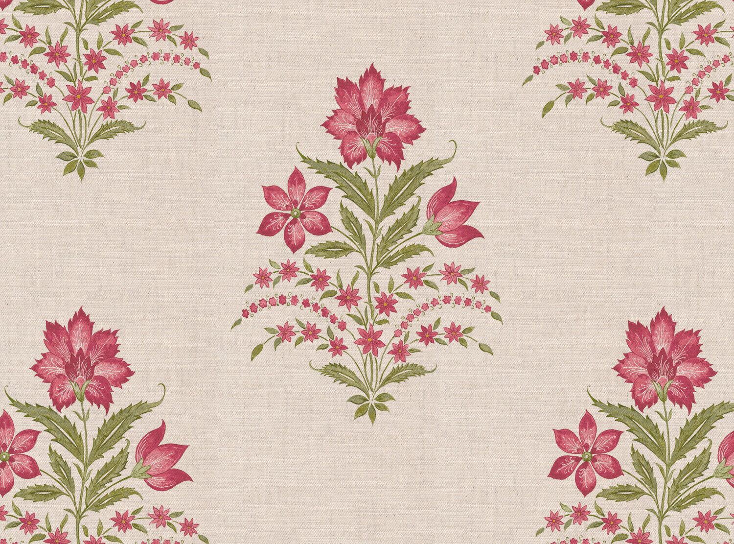 CW: Pink rouge and green | BASE: Mercia Linen