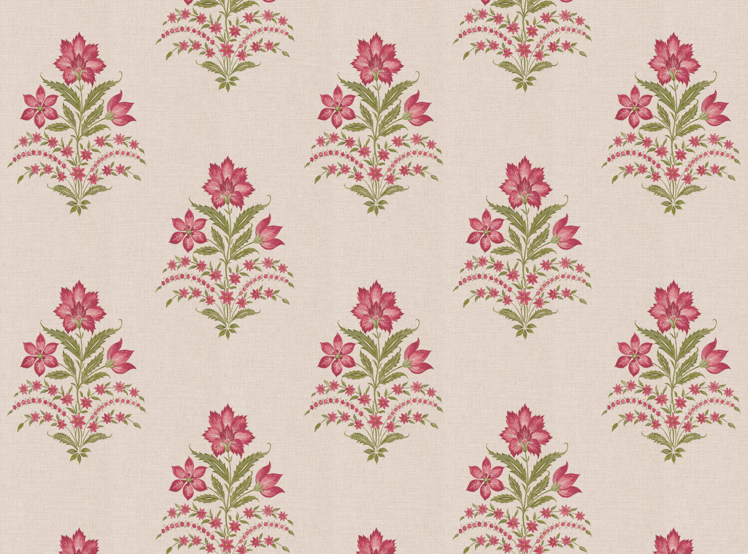 CW: Pink rouge and green | BASE: Mercia Linen