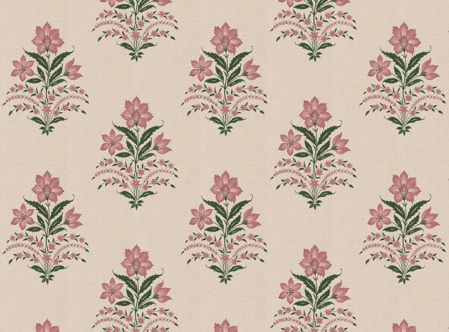 CW: Soft pink and racing green | BASE: Mercia Linen