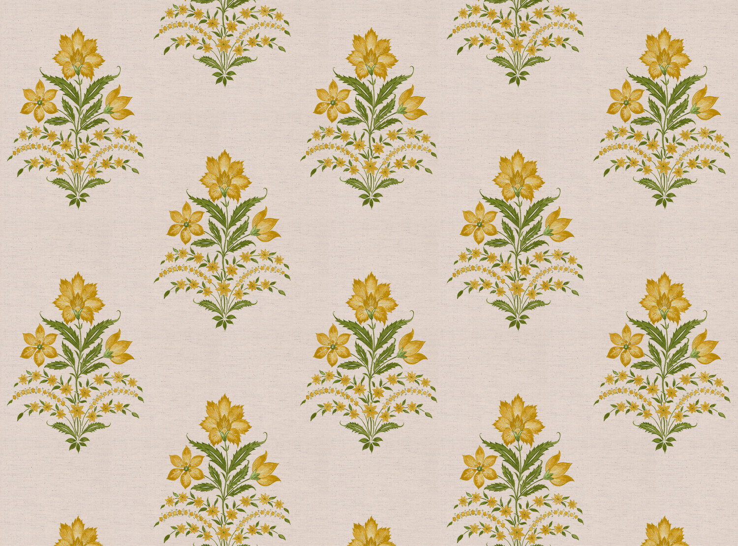 CW: Yellow and green | BASE: Natural Luxury Linen