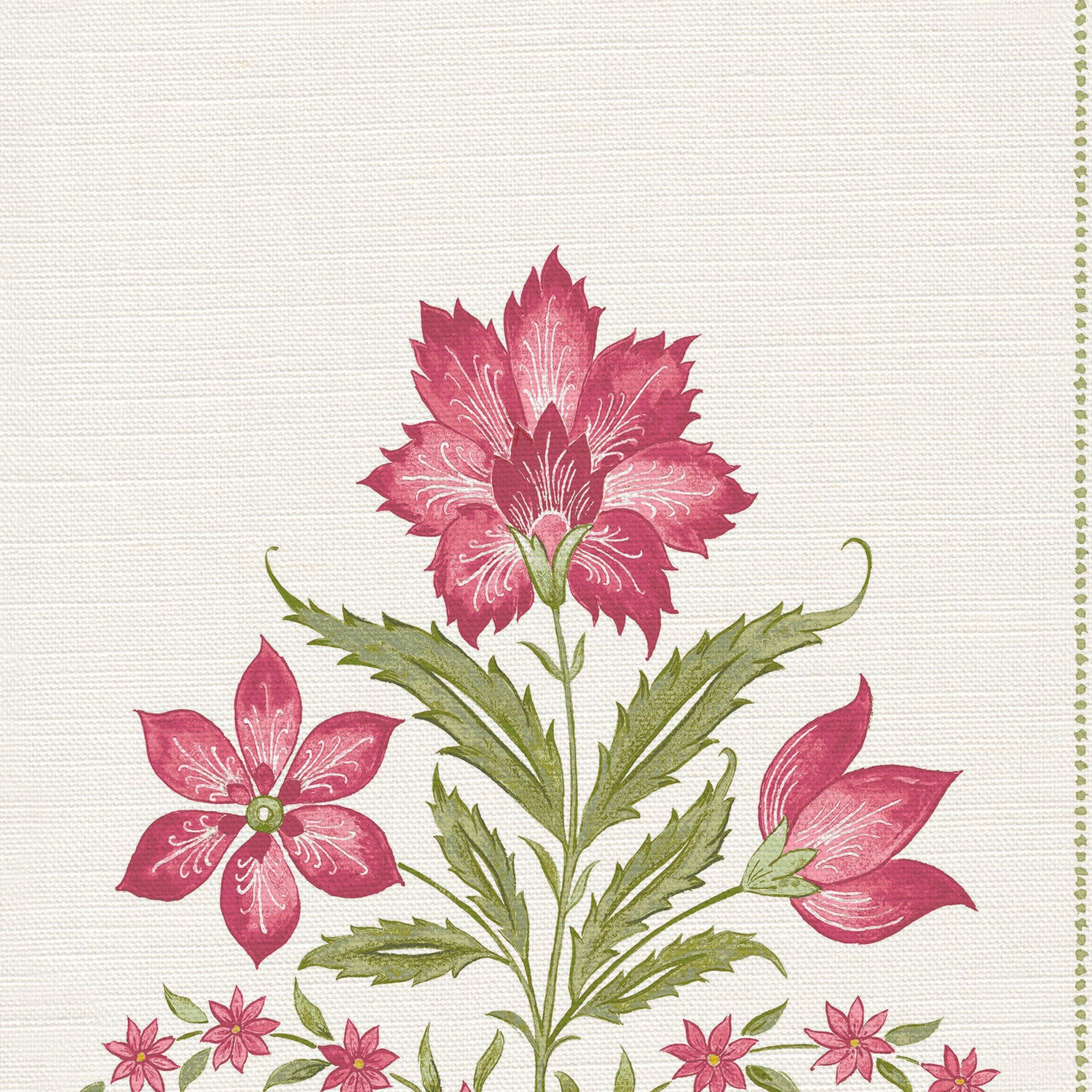CW: Pink rouge and green | BASE: Luxury Linen | HERO
